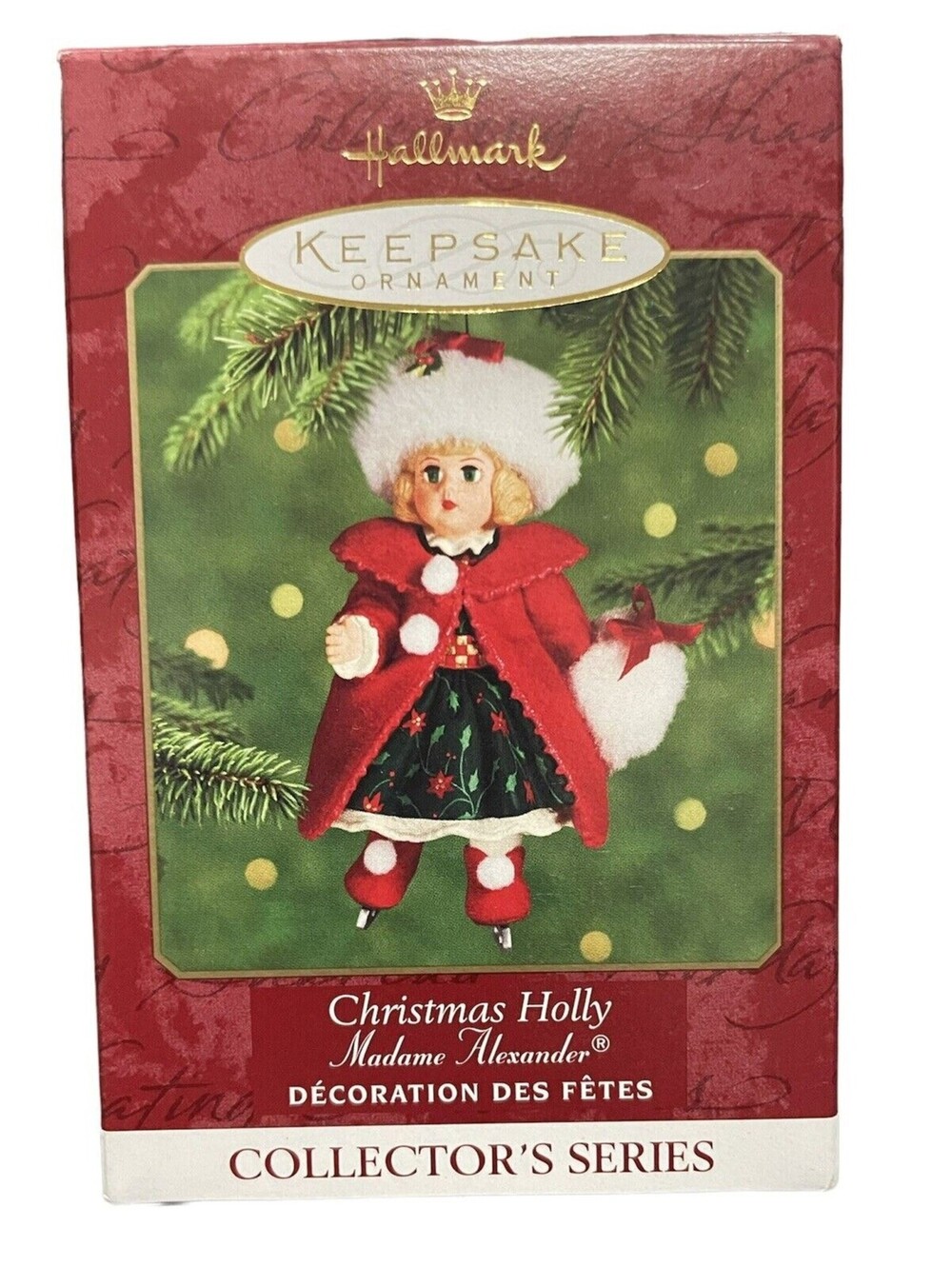 2000 Hallmark Keepsake Christmas Holly Madame Alexander Ornament 5th in Series